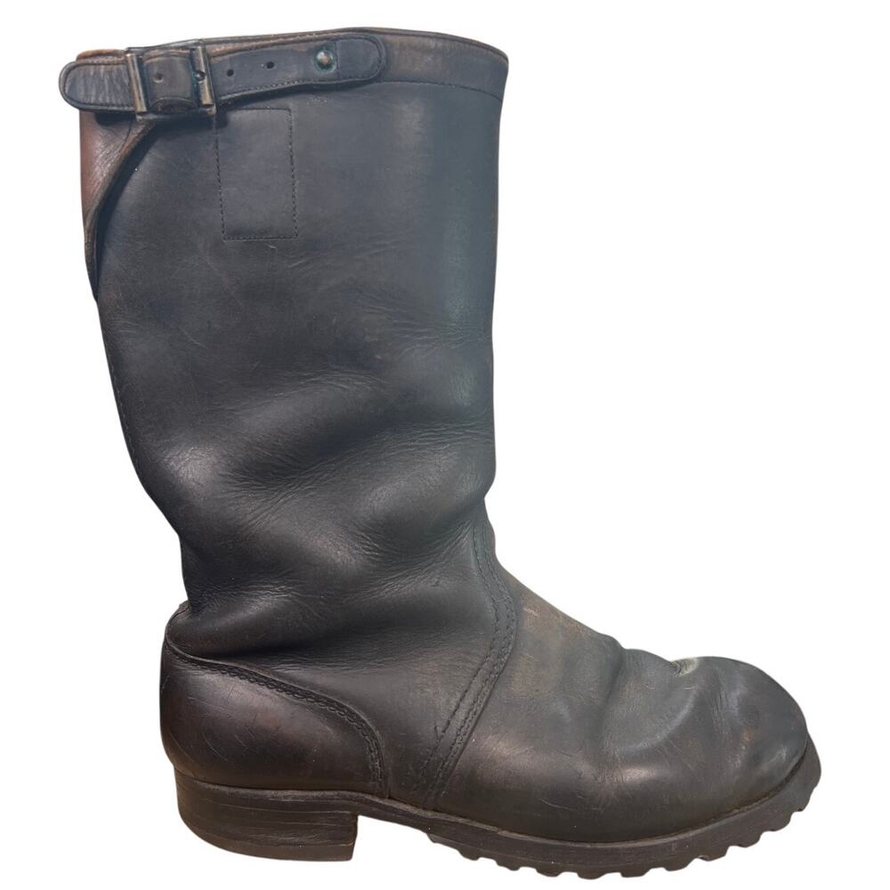 Vintage 1981 West German Military Brown Sea Jackboots Size 11 Wide